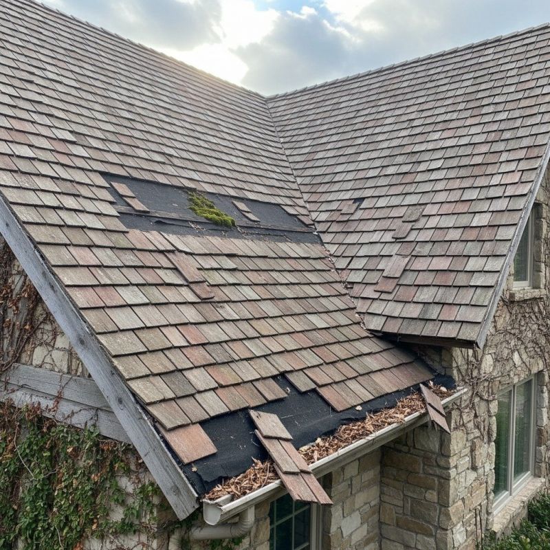 Shake Shingle Repair detail